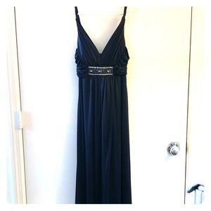 Midnight Blue Long Prom Dress